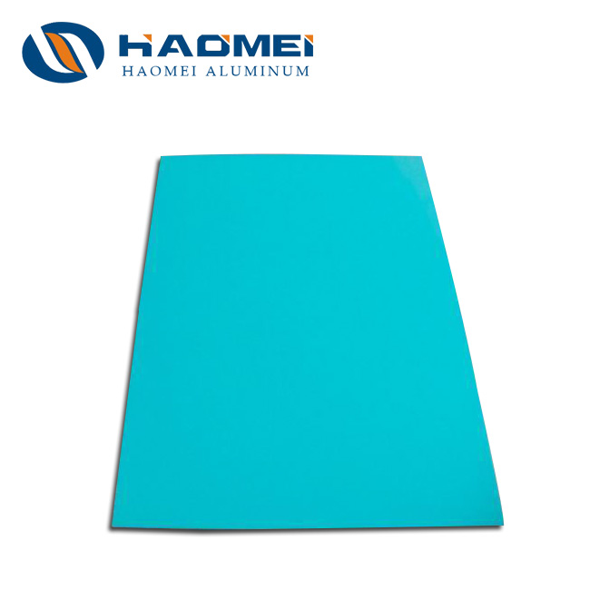 Color coated aluminum sheet, aluminum sheet